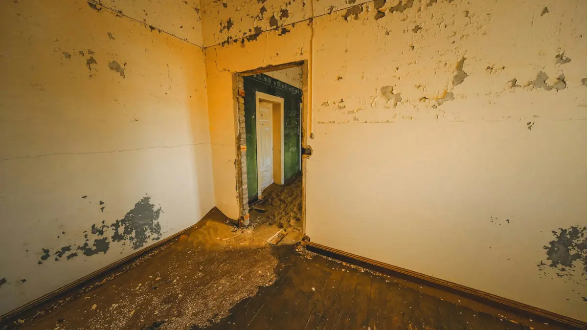 Does insurance cover mold remediation — homeowner discovering mold damage on wall before filing an insurance claim