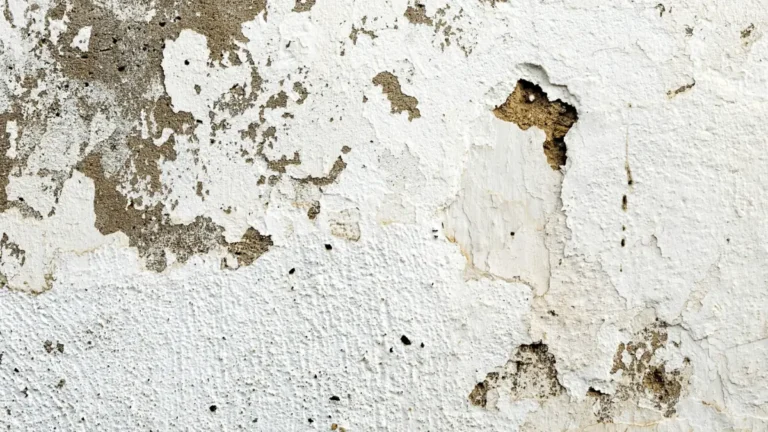 Black mold growing on a home wall — mold remediation complete guide for homeowners