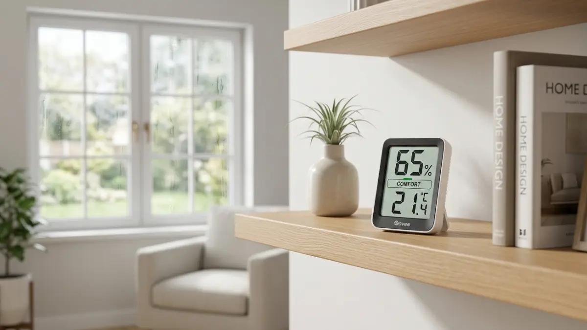 Prevent Mold by monitoring indoor humidity levels with a hygrometer and reducing excess moisture