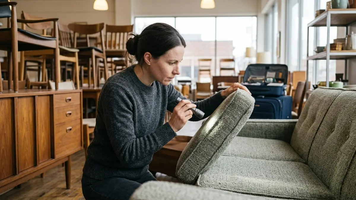 Prevent Bed Bugs by inspecting used furniture before bringing it into your home.