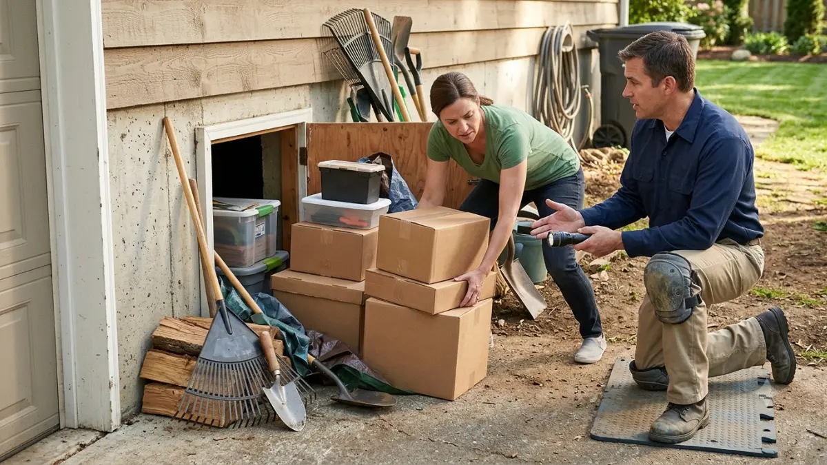 Termite Inspection Cost affected by a blocked crawl space that limits access during a professional termite inspection