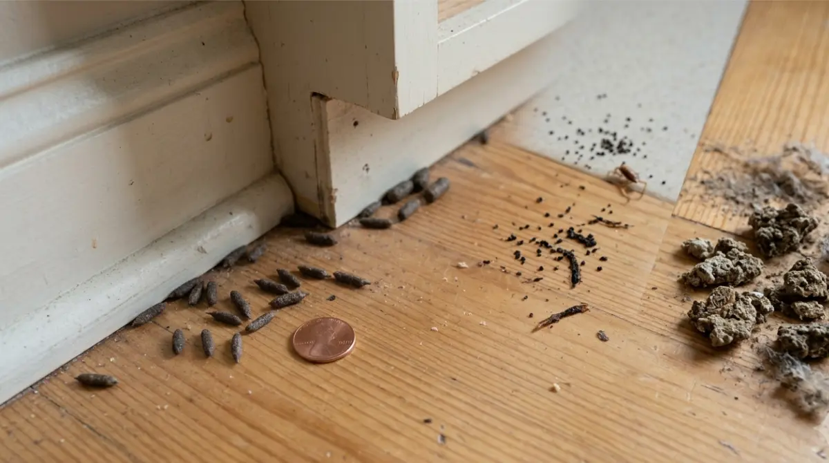 Rodent Droppings Identification comparing realistic rodent droppings with cockroach droppings and bat guano