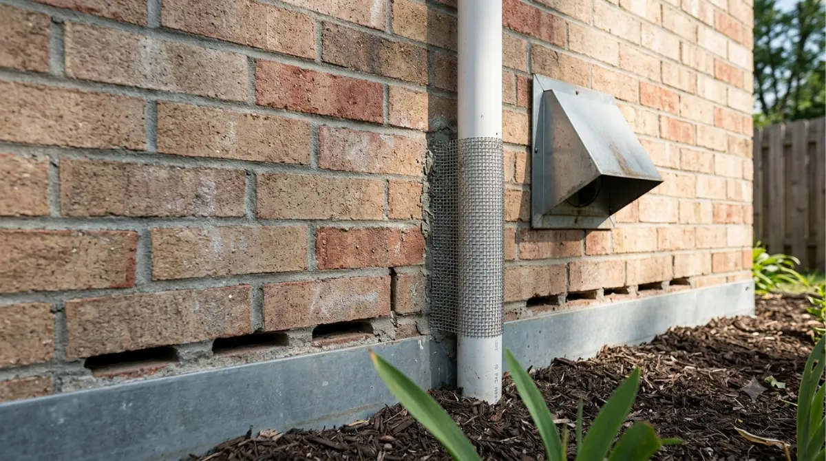 Mice Get In When Dryer Vents and Weepholes Are Sealed Incorrectly