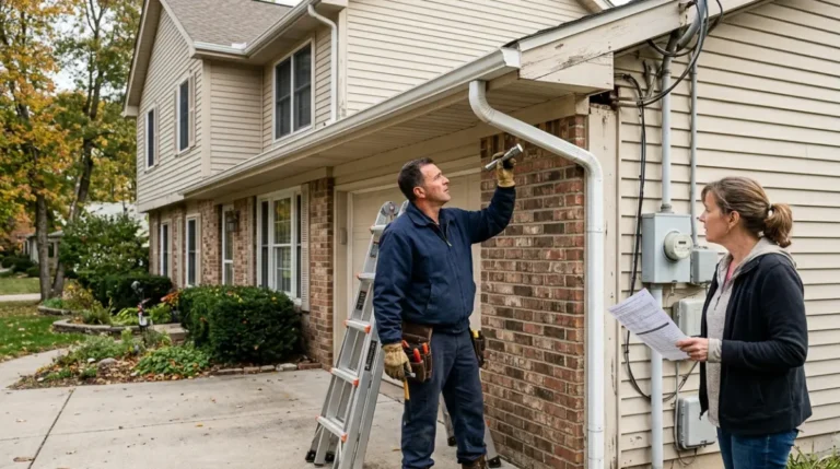 Rodent exclusion contractor inspecting a home for entry points — Amazon Findings