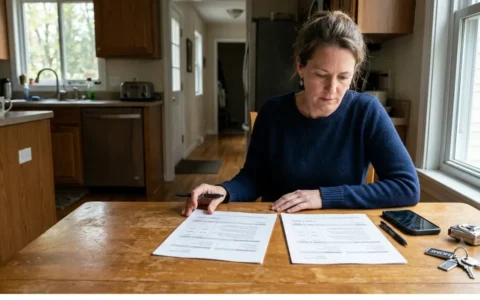 Rodent Exterminator cost comparison with homeowner reviewing two rodent control quotes