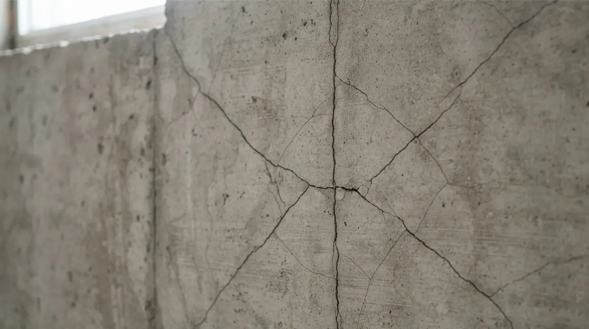 Foundation cracks from settling and earth movement, typically not covered by Home Insurance policies