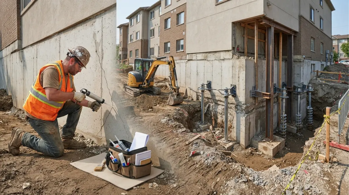 Small, mid‑size, and major foundation repair jobs matched to different Financing options